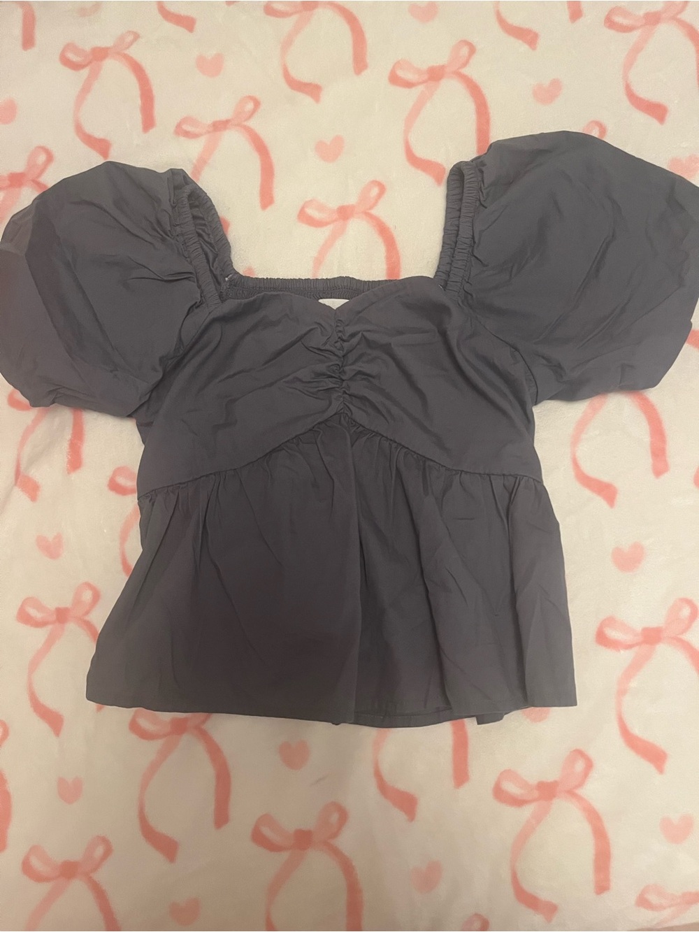 Women’s Puff Sleeve Square Neck Top